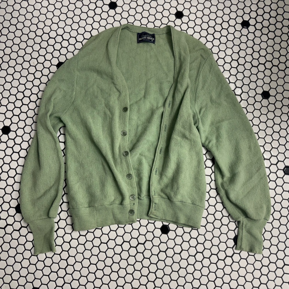 Arnold Palmer Robert Bruce Button-Up vintage Cardigan size medium
